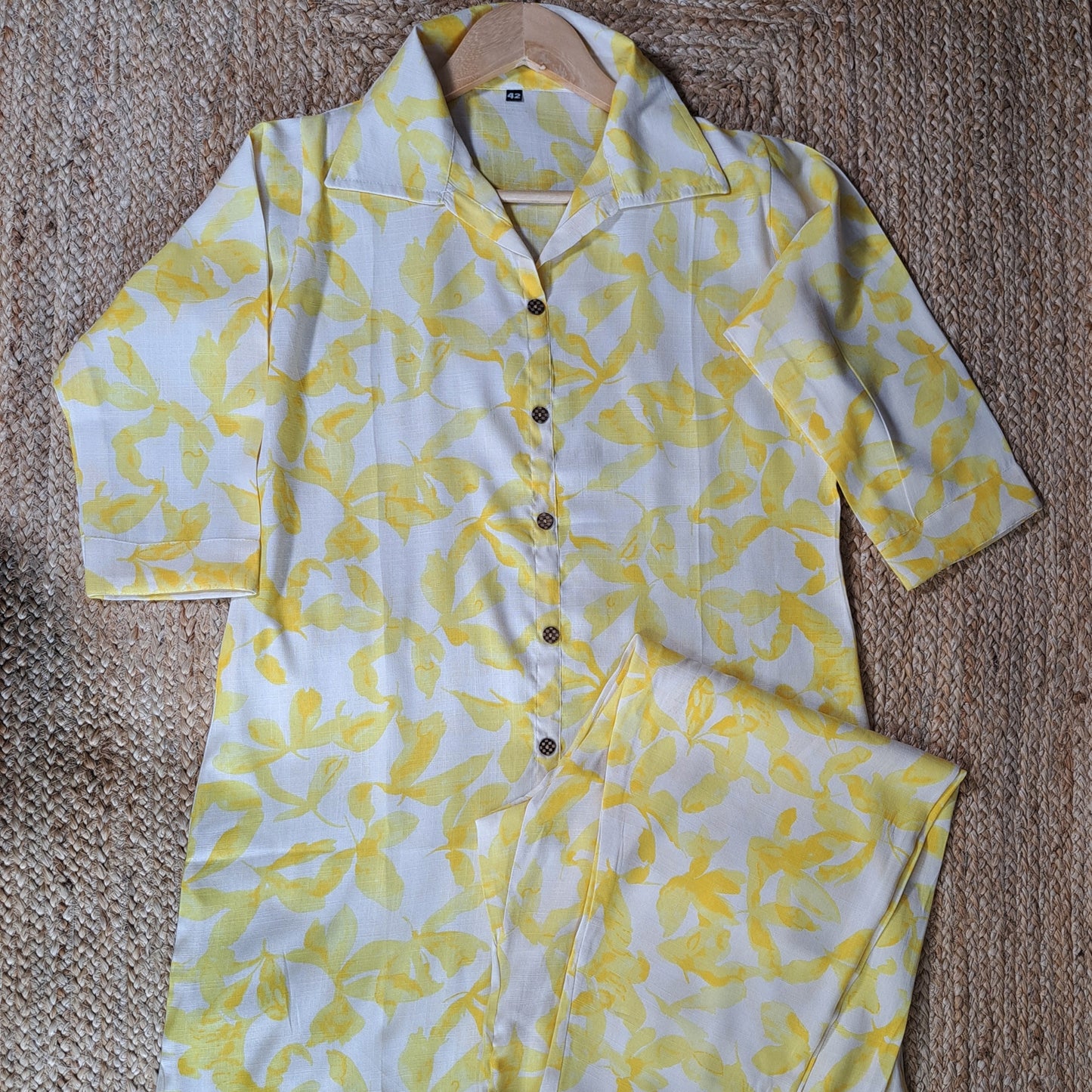 Sunny Leaf Pure Cotton Co-ord Set