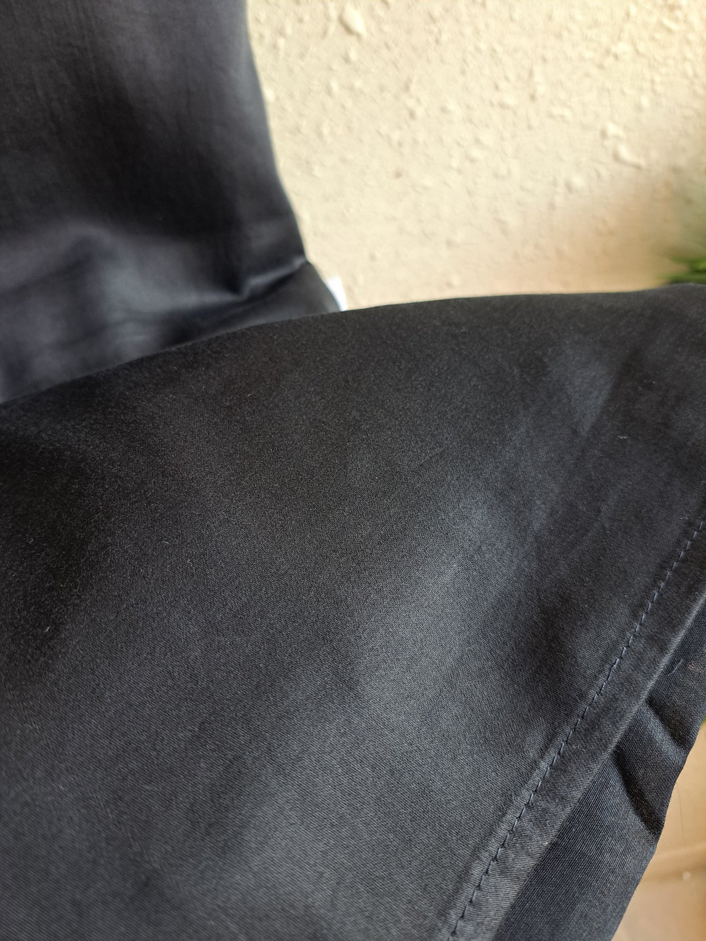 Black & Mustard Striped Maheshwari Cotton Silk Unstitched Suit