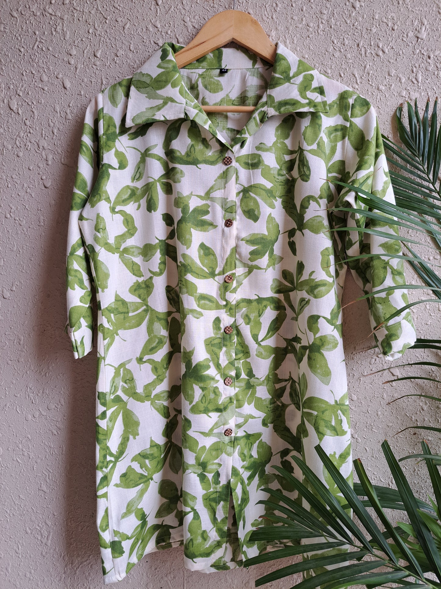 Leafy Green Pure Cotton Co-ord Set