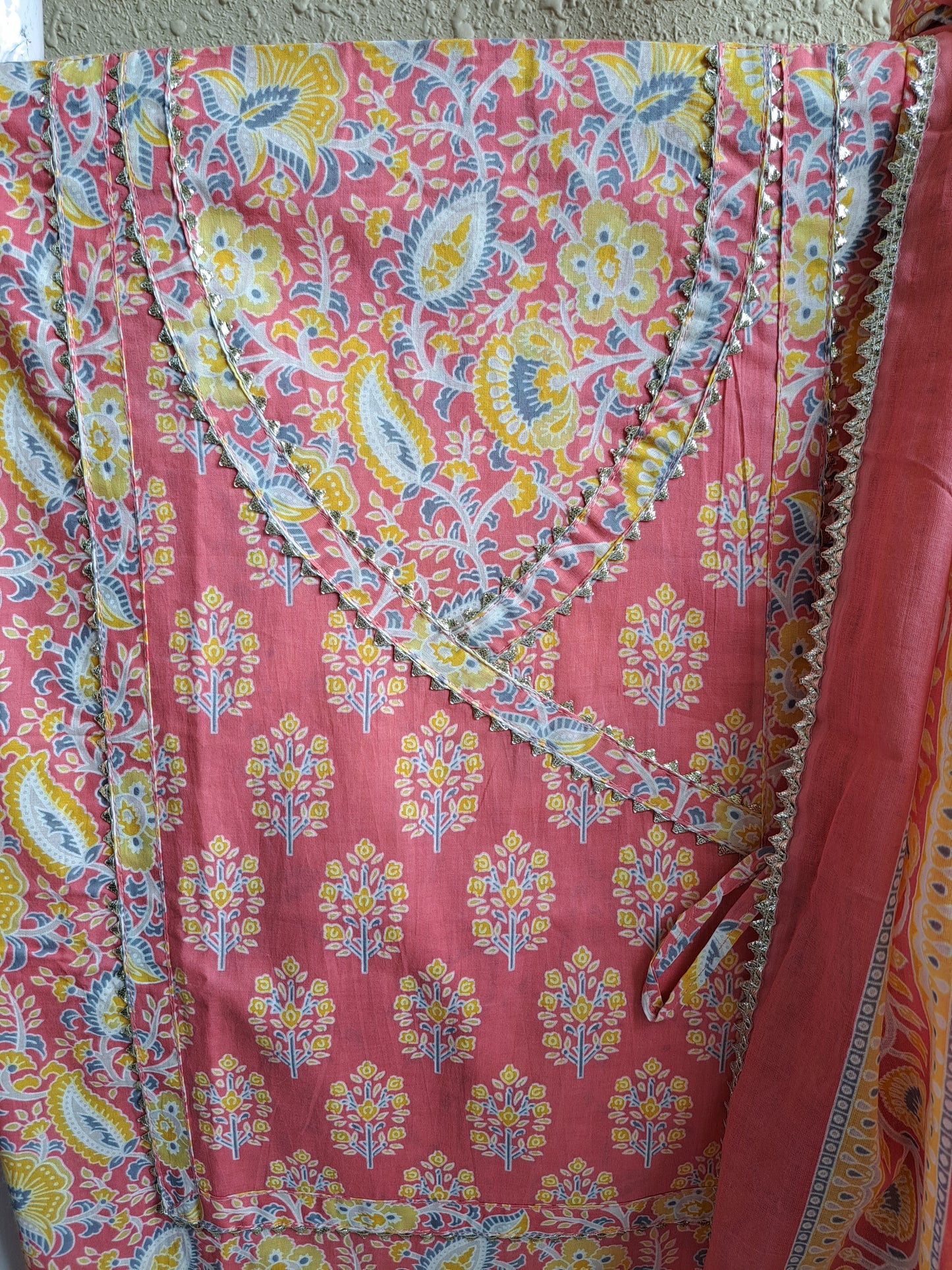 Cotton Mul Mul Suit